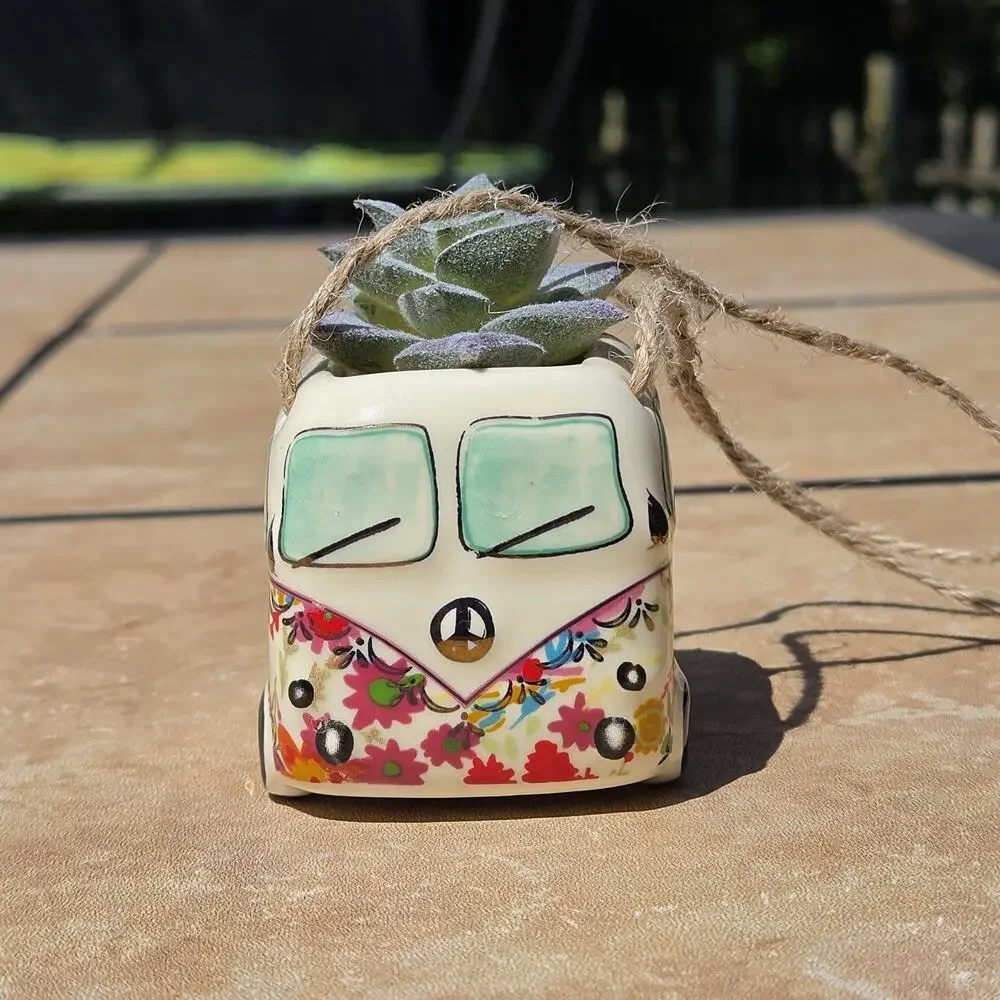 Natural Life Mini Peace Camper With String To Hang